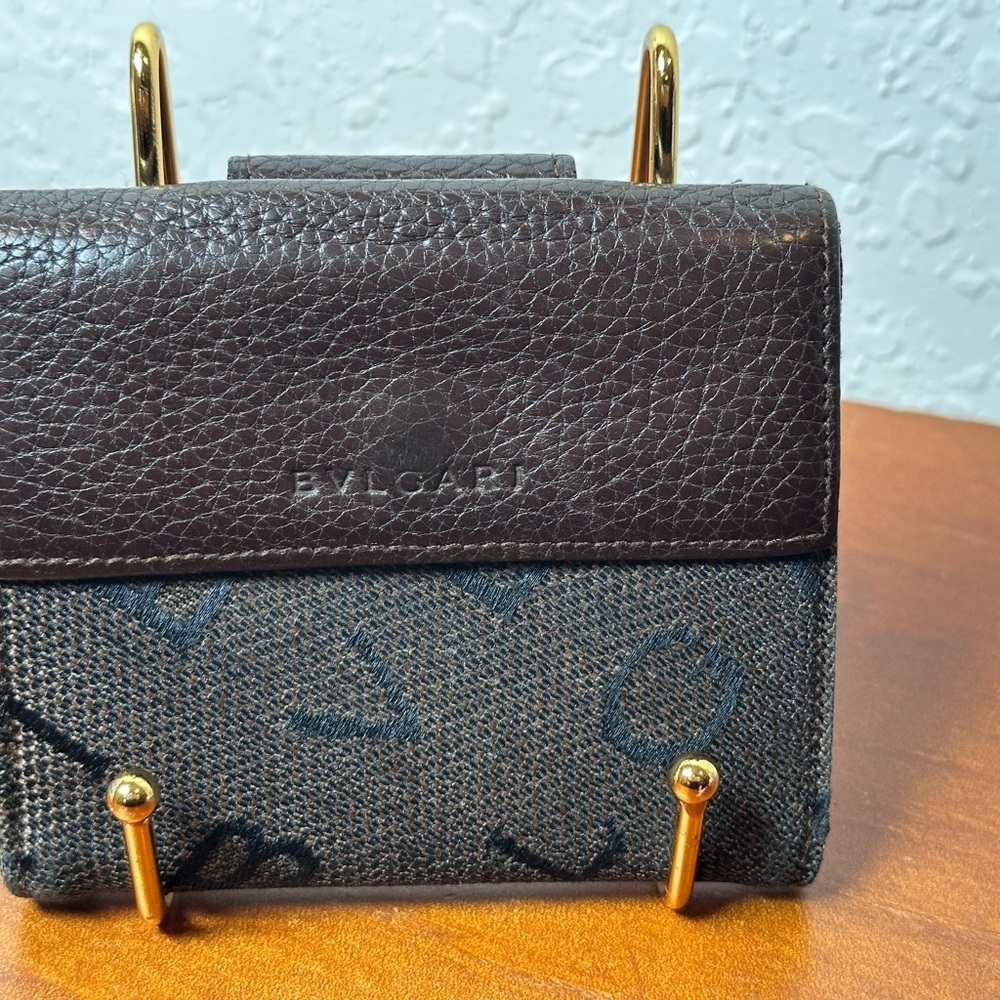 BULGARI BROWN WALLET